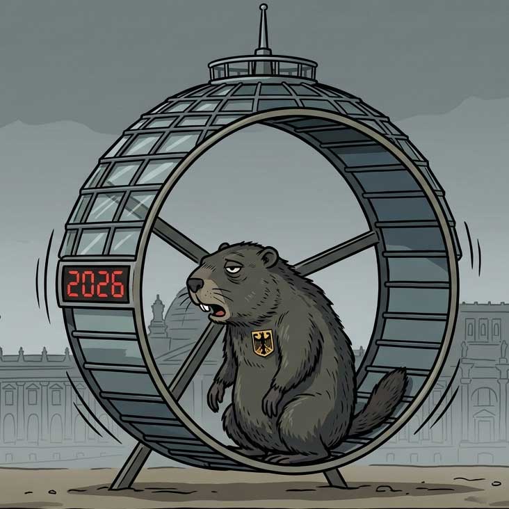 Murmeltier im Berliner Hamsterrad – Satire zum GKV-Reformkreislauf