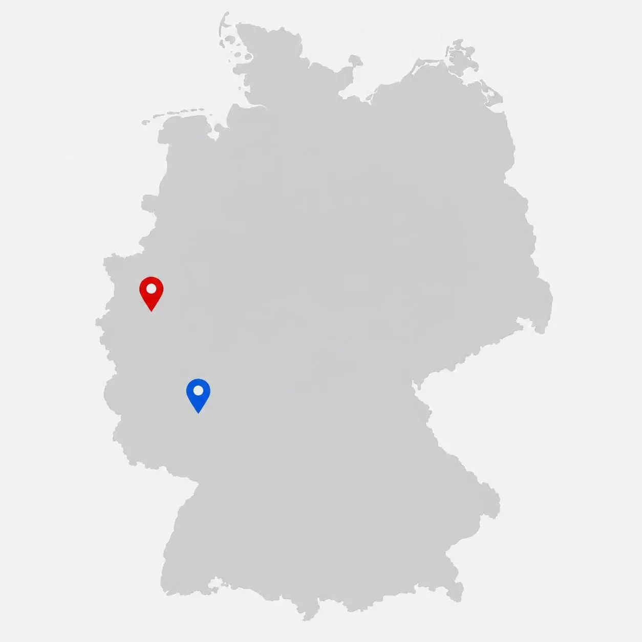 Höckes Geburtsorte in Westfalen und Westerwald – er ist selbst Westdeutscher.
