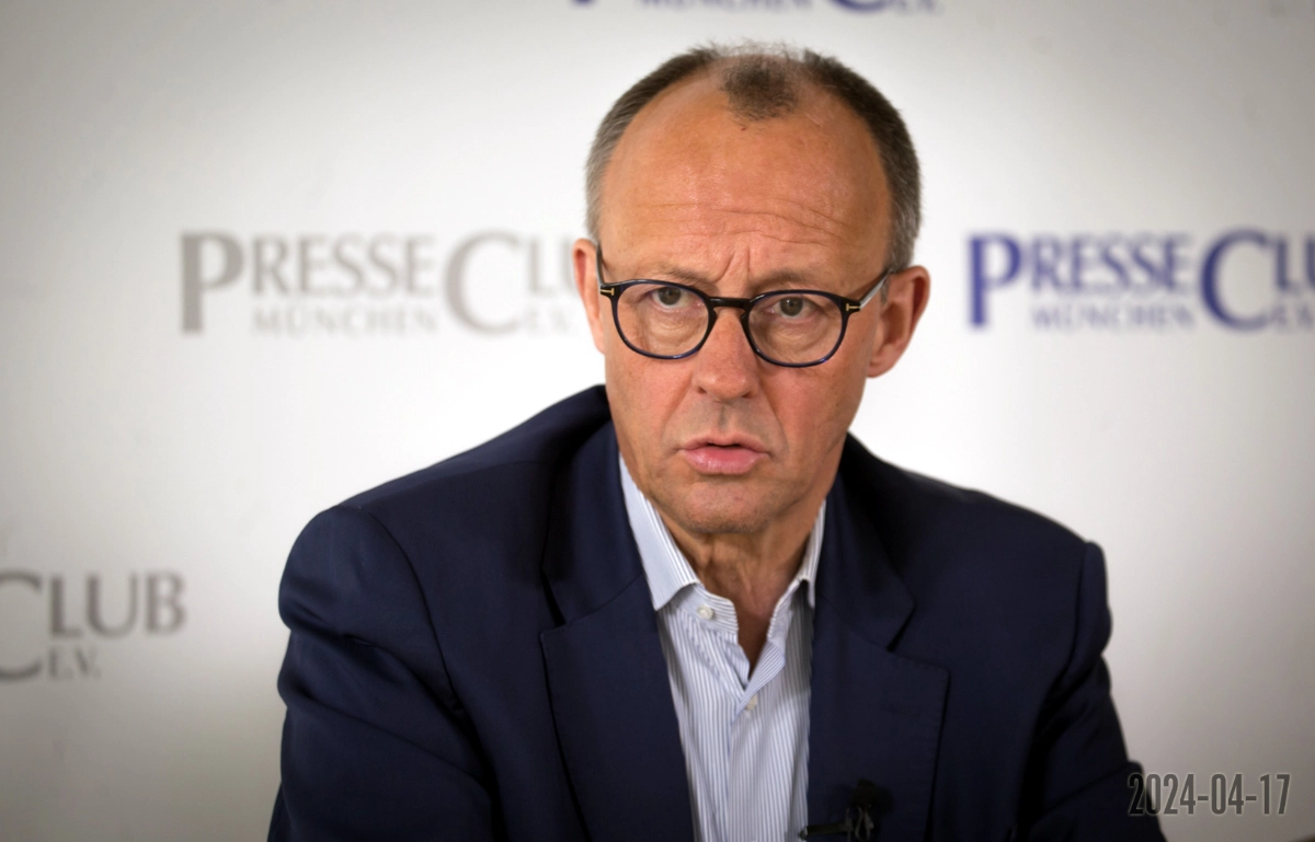 Friedrich Merz beim Presseclub München April 2024 — Zustimmungswerte auf historischem Tief