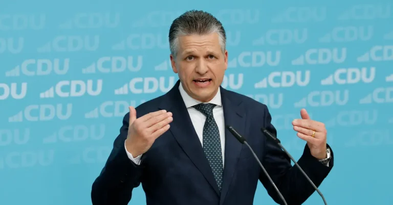 Thorsten Frei, CDU, aufgenommen 2023 – nominierter Unionsfraktionschef